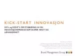 KICK-START INNOVASJON - slide 1