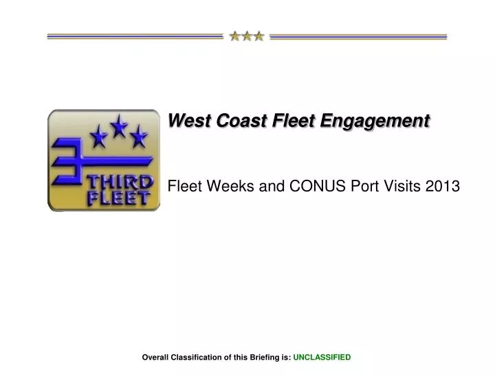 west coast fleet engagement