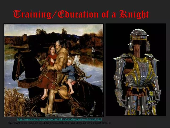 training education of a knight