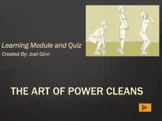 The Art of Power Cleans
