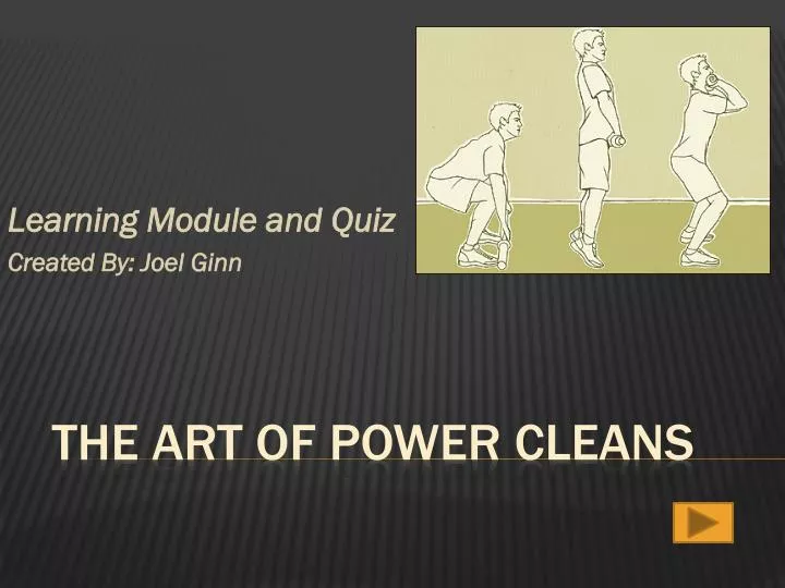 learning module and quiz created by joel ginn