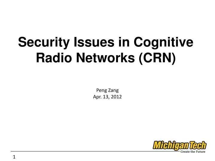 security issues in cognitive radio networks crn