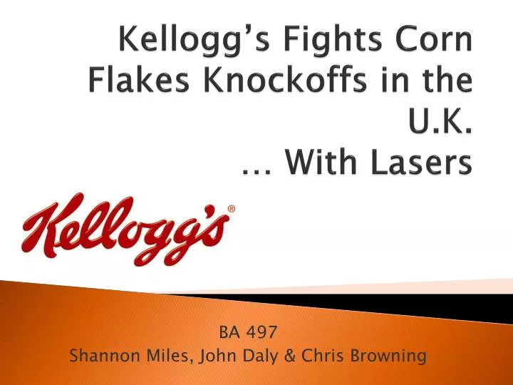 kellogg s fights corn flakes knockoffs in the u k with lasers