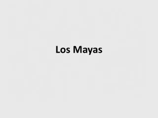 los mayas
