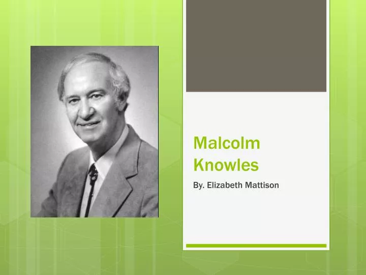 malcolm knowles