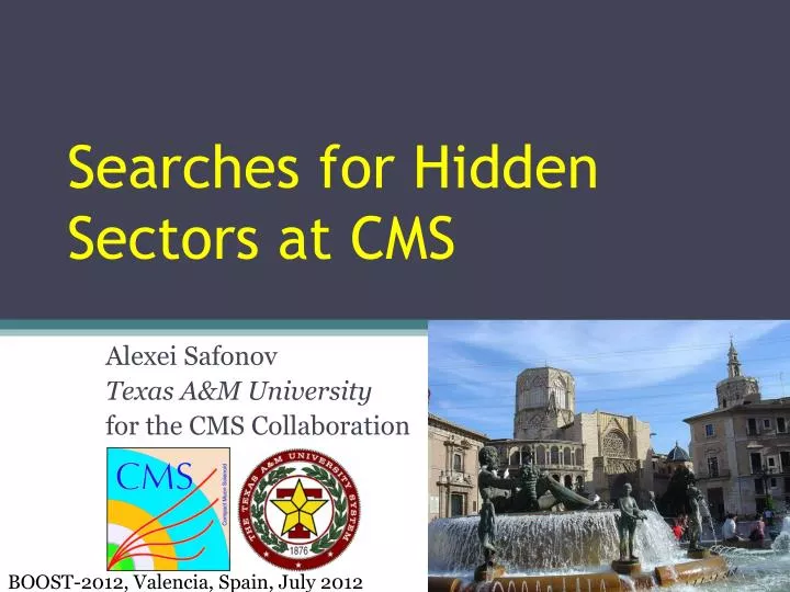 searches for hidden sectors at cms