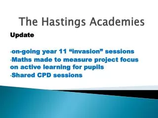 The Hastings Academies