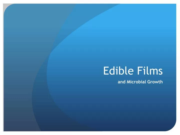 edible films