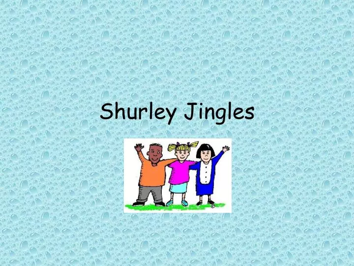 shurley jingles