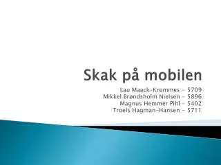 skak p mobilen