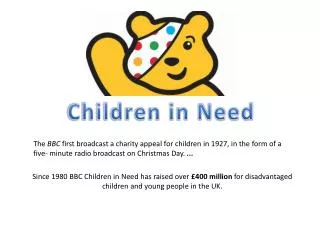 Children in Need