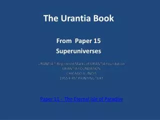 The Urantia Book