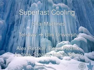 Superfast Cooling