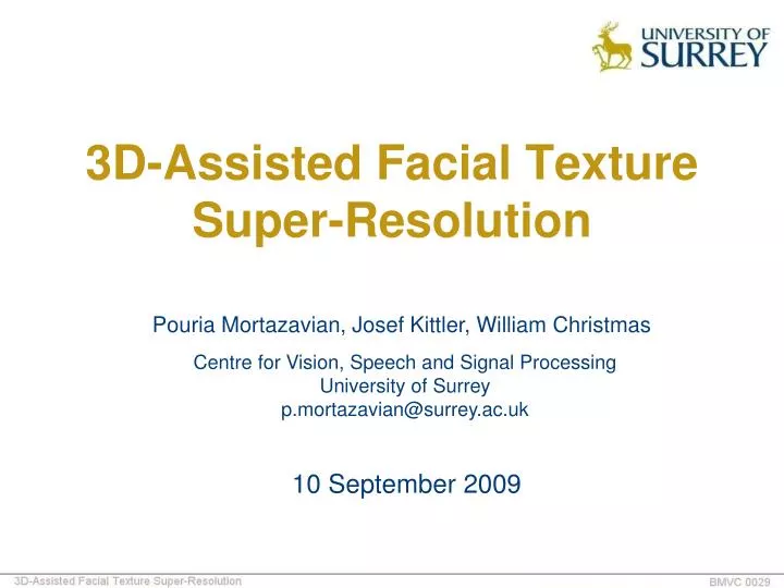 3d assisted facial texture super resolution