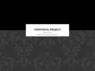 Individual Project