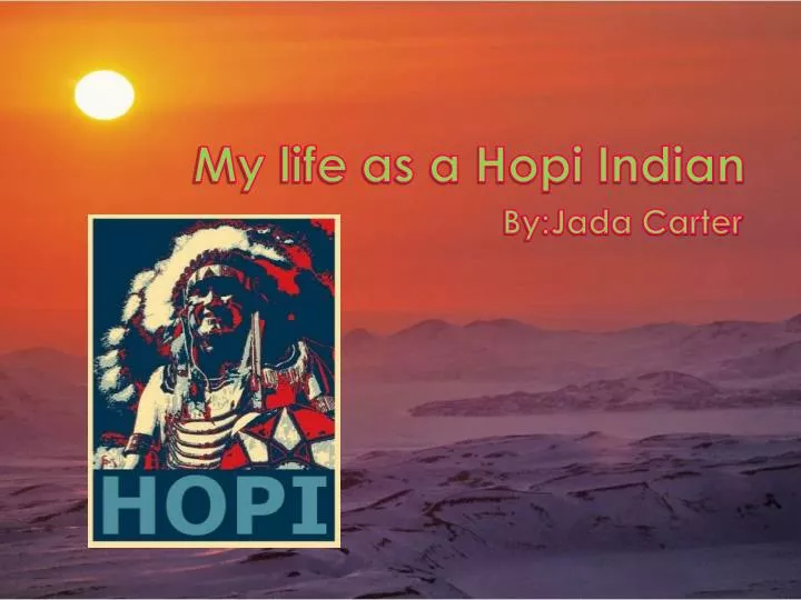 my life as a hopi indian