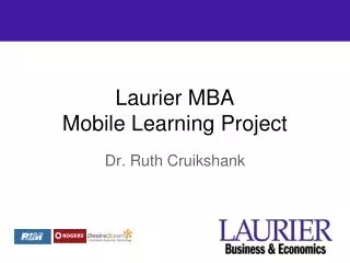 Laurier MBA Mobile Learning Project