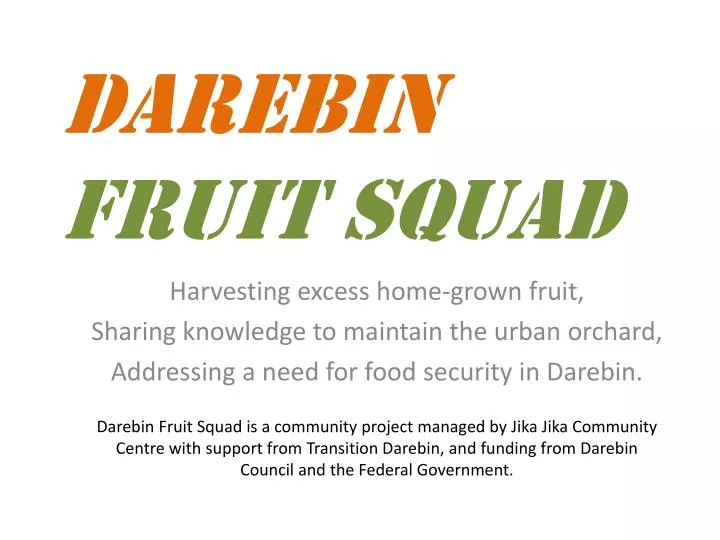 darebin fruit squad