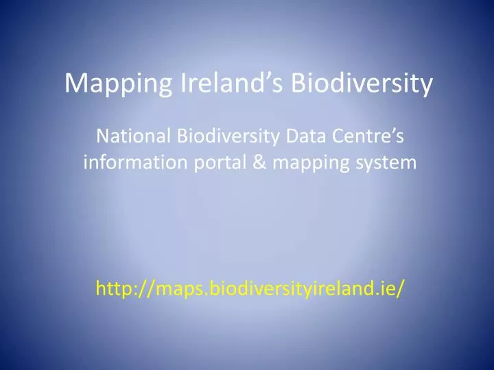 mapping ireland s biodiversity