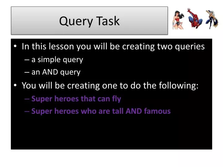 query task