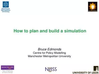 How to plan and build a simulation