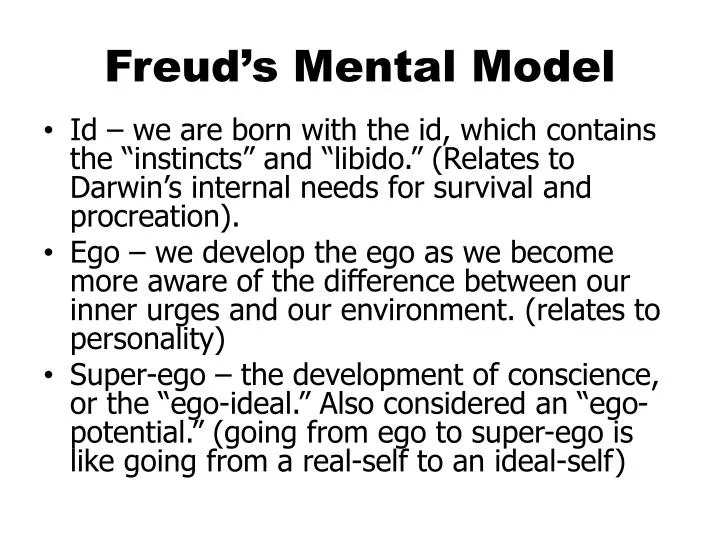 freud s mental model