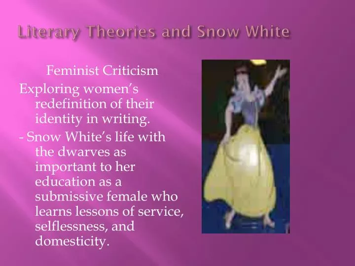 literary theories and snow white