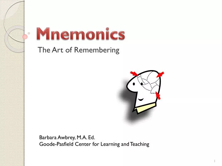 the art of remembering