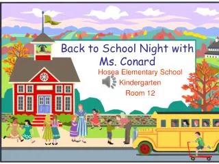 Back to School Night with Ms. Conard