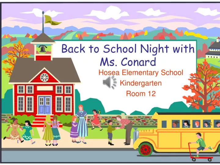 back to school night with ms conard