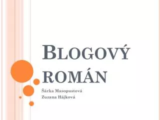 blogov rom n