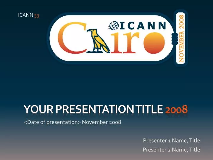 your presentation title 2008