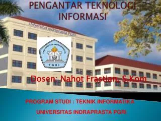 pengantar teknologi informasi