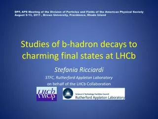 Studies of b- hadron decays to charming final states at LHCb