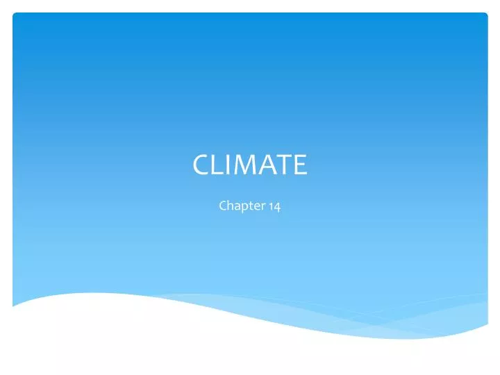 climate