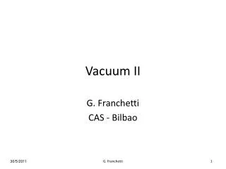 Vacuum II