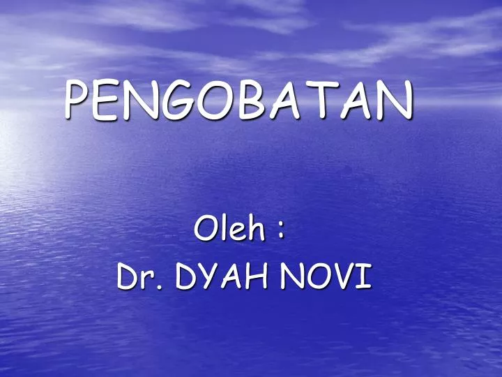 pengobatan