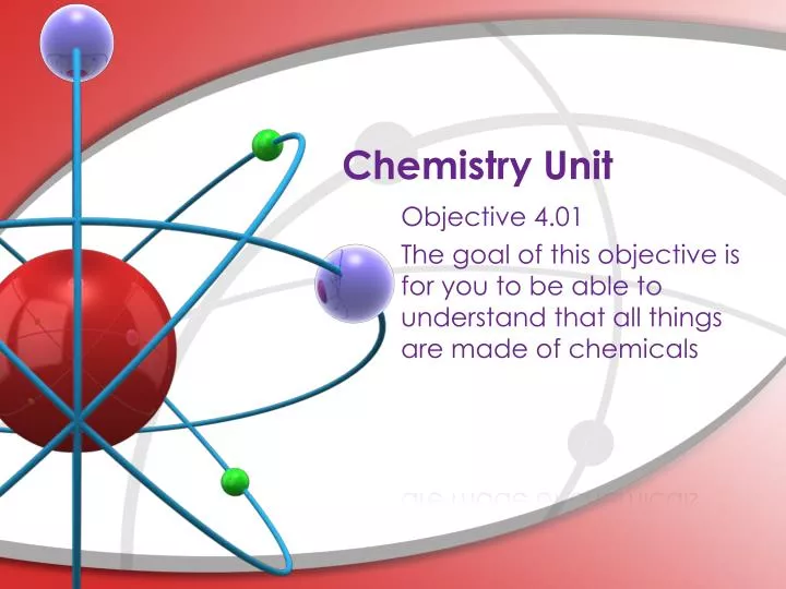 chemistry unit