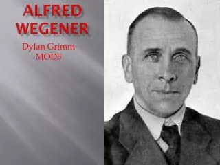 Alfred Wegener