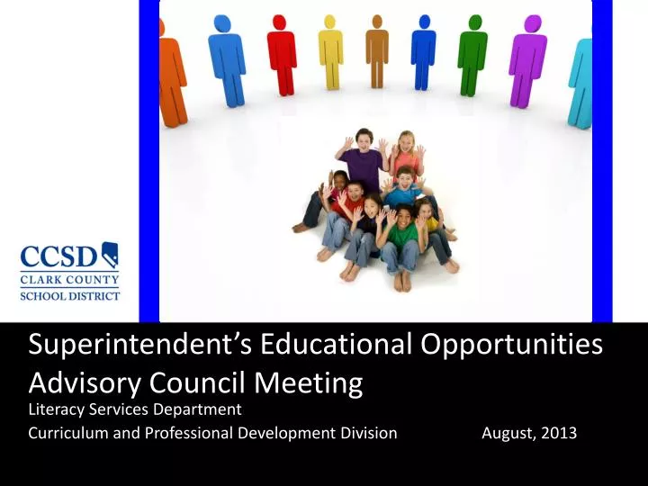 superintendent s educational opportunities advisory council meeting