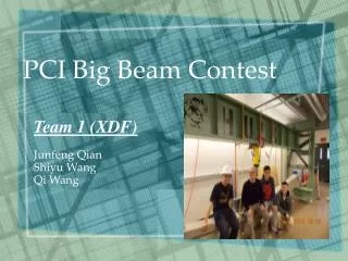 PCI Big Beam Contest