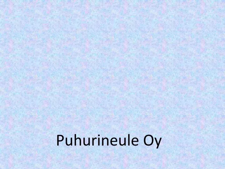 puhurineule oy
