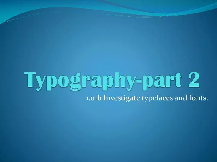 typography part 2
