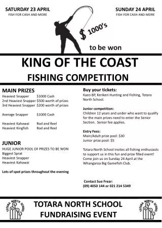 KING OF THE COAST FISHING COMPETITION