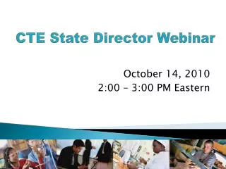 CTE State Director Webinar