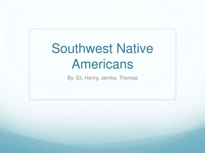 southwest native americans