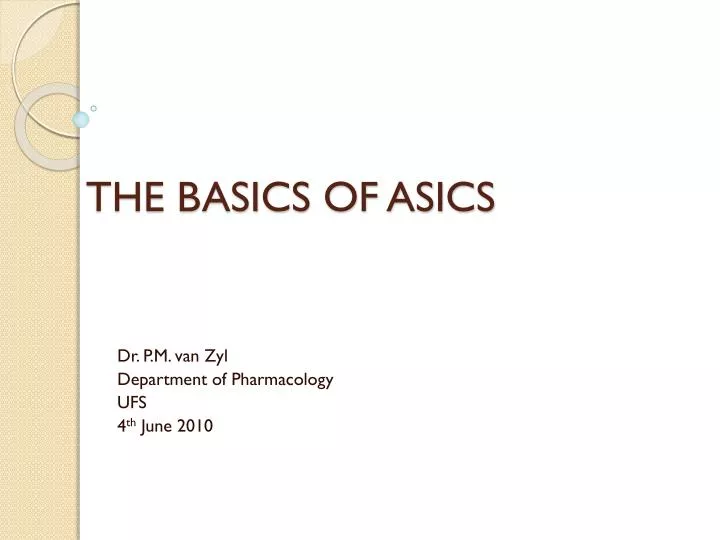 the basics of asics