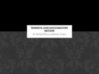 Website and documentry review
