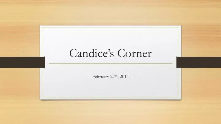 candice s corner