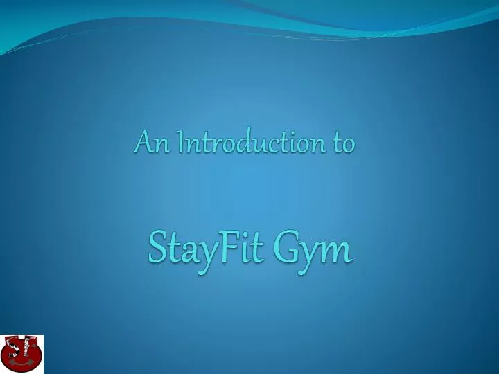 an introduction to stayfit gym